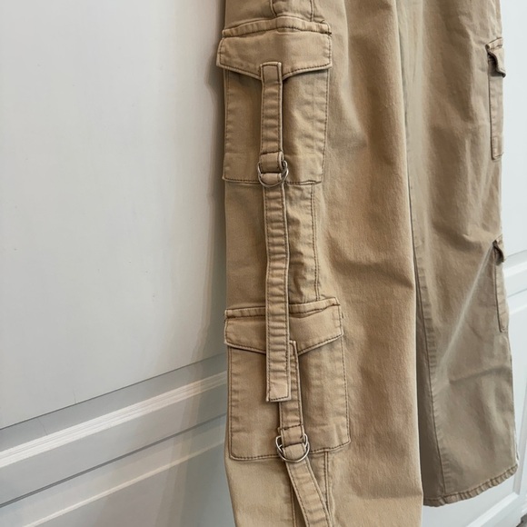 VIP Women's Tan Y2K Jeans Size 7/28. 90s 2000s vibes. - Picture 3 of 5